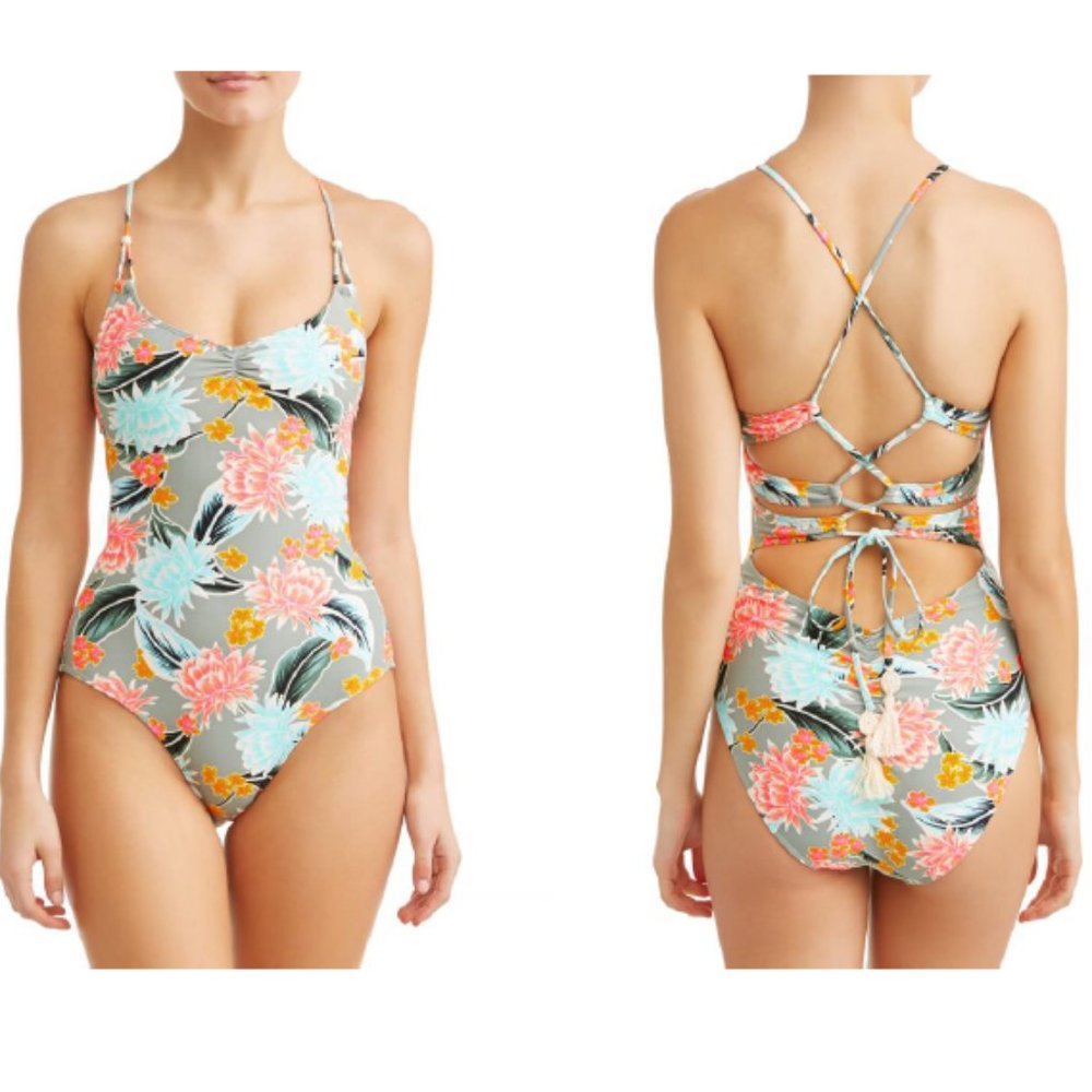 FINAL SALE No Boundaries One Piece Swimwear - L